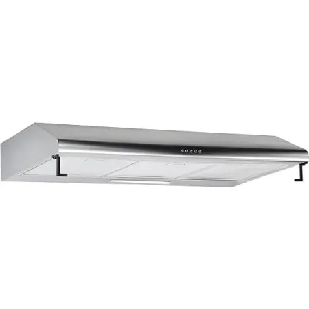 Black and White Turkish flat built in hood, 90 cm, 3 speeds, CK 960