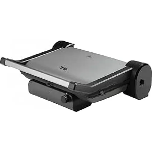 Beko Quantech™ Plates Contact Grill   2000 Watts   6 Slice Zone   4 Heat Levels Up to 180°C   Gray   TM 5206 G