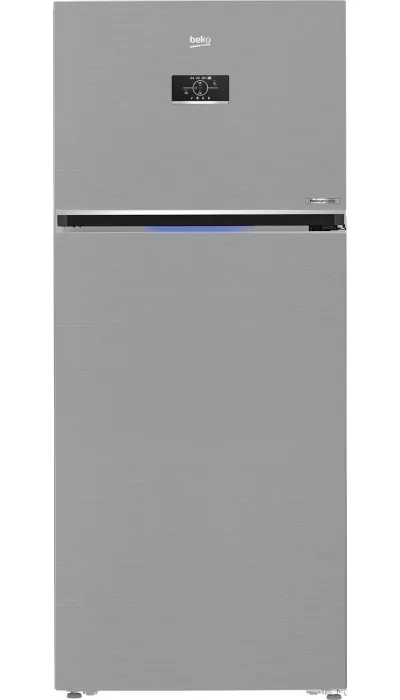 Beko NeoFrost Top Freezer Refrigerator   406 Liters   ProSmart Inverter Motor   Harvest Fresh Technology   Dairy Compartment   Digital Touch Control Tact Display   RDNE455M20 BIDS