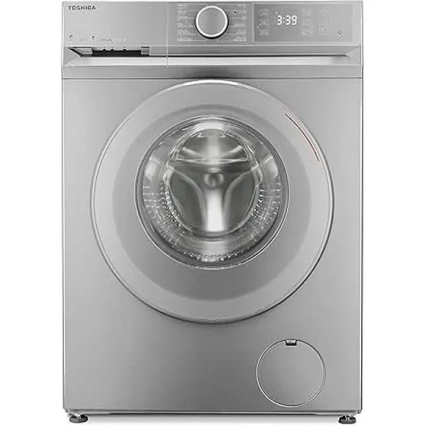 Toshiba   Washing Machine   Automatic   Tw Bl90A4Eg(Ss)   Inverter  Steam  Smart Control (Wifi) 8 Kg Silver