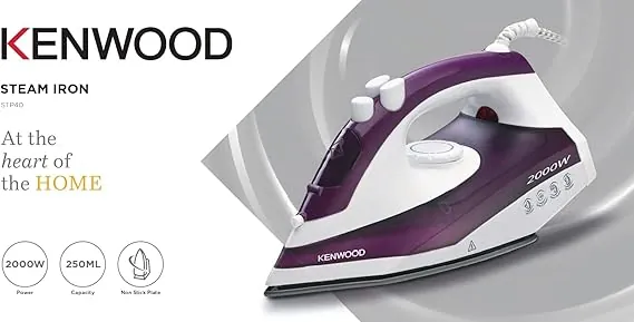 Kenwood 2000 Watt   ‎STP40.000WP  Steam Iron   (International Warranty)