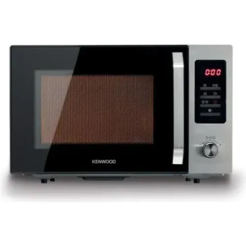 KENWOOD 42L Microwave Oven with Grill, Digital Display, 5 Power Levels, Defrost Function, Stainless Steel, Clock Function 1100W MWM42.000BK Black Silver   International warranty