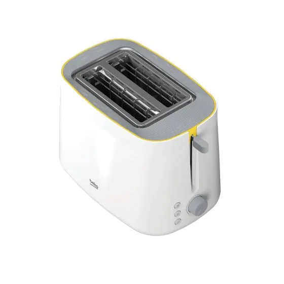 Beko Glow Toaster, 2 Slices, 800W, White   TAM 4220 W