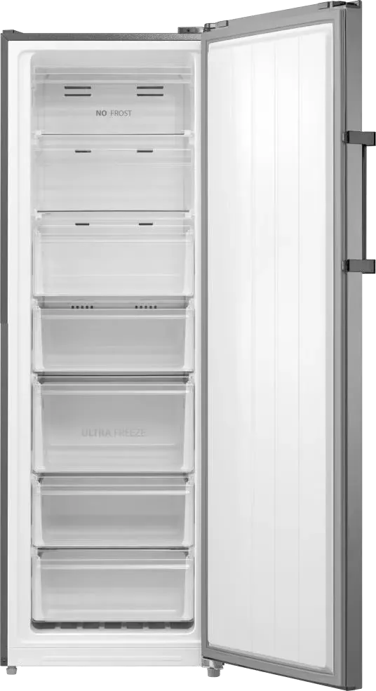 Toshiba No Frost Upright Freezer, 7 Drawers, Digital Display, Silver, Model GR RU312WE DMN (57)