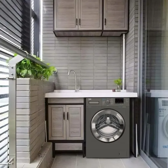 Beko Front Load Inverter Washing Machine, 8 Kg, Grey   WTV 8612 XMCI2