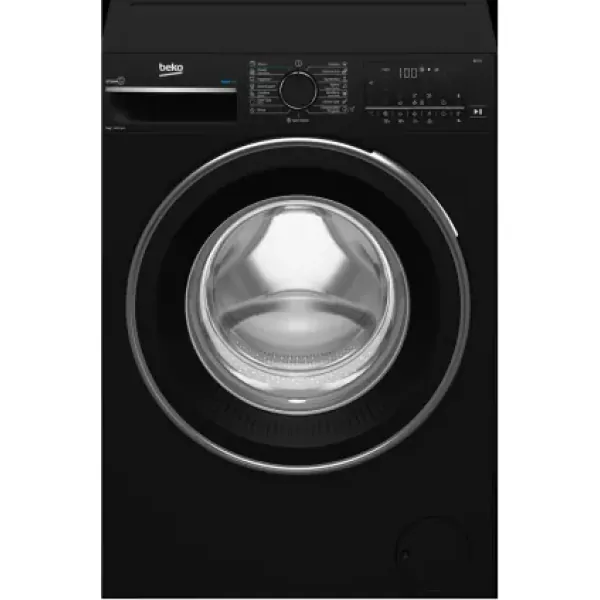 Beko Automatic Front Loading Washing Machine, 9 Kg, Inverter Motor, Black   B3WFU50940BCI