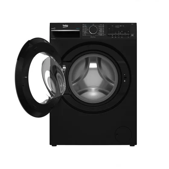 Beko Automatic Front Loading Washing Machine, 9 Kg, Inverter Motor, Black   B3WFU50940BCI