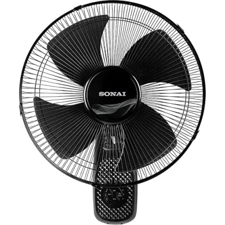 Sonai Wall Fan 18 With Remote , 3 Speed Settings , Timer Up To 7.5hours , 70 Watt– MAR  1822
