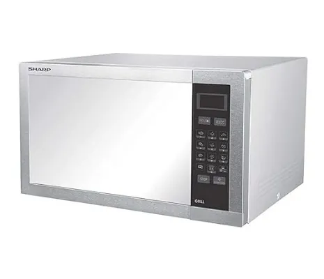 SHARP Microwave Grill 34 Liter 1000 Watt 9 Menus Stainless R 770AR(ST)