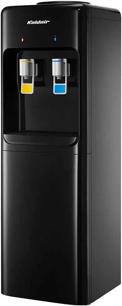 Koldair Water Dispenser Top Load Freestanding, Two Taps Hot And Cold, Type A, Silver