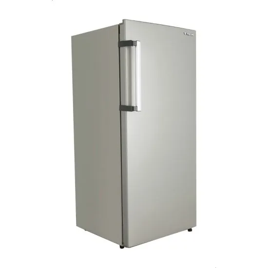 Fresh fnu l250s upright freezer, no frost   5 drawers, silver